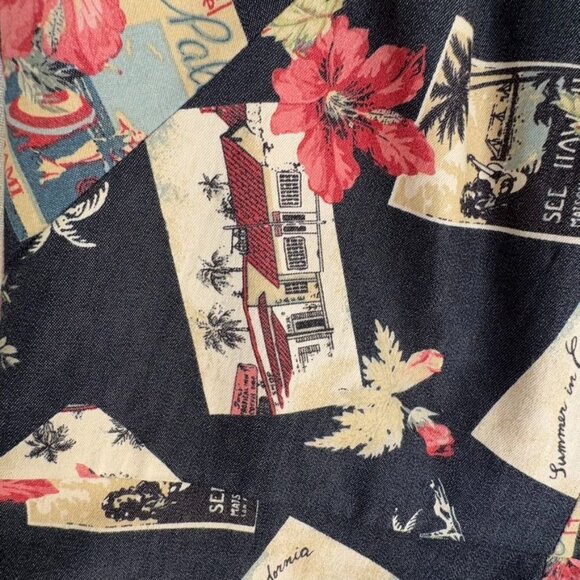 Tiki Floral Print Midi Dress - Picture 4 of 10